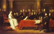 Victoria holding a Privy Council meeting Sir David Wilkie